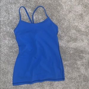 Lululemon racer back tank with shelf bra